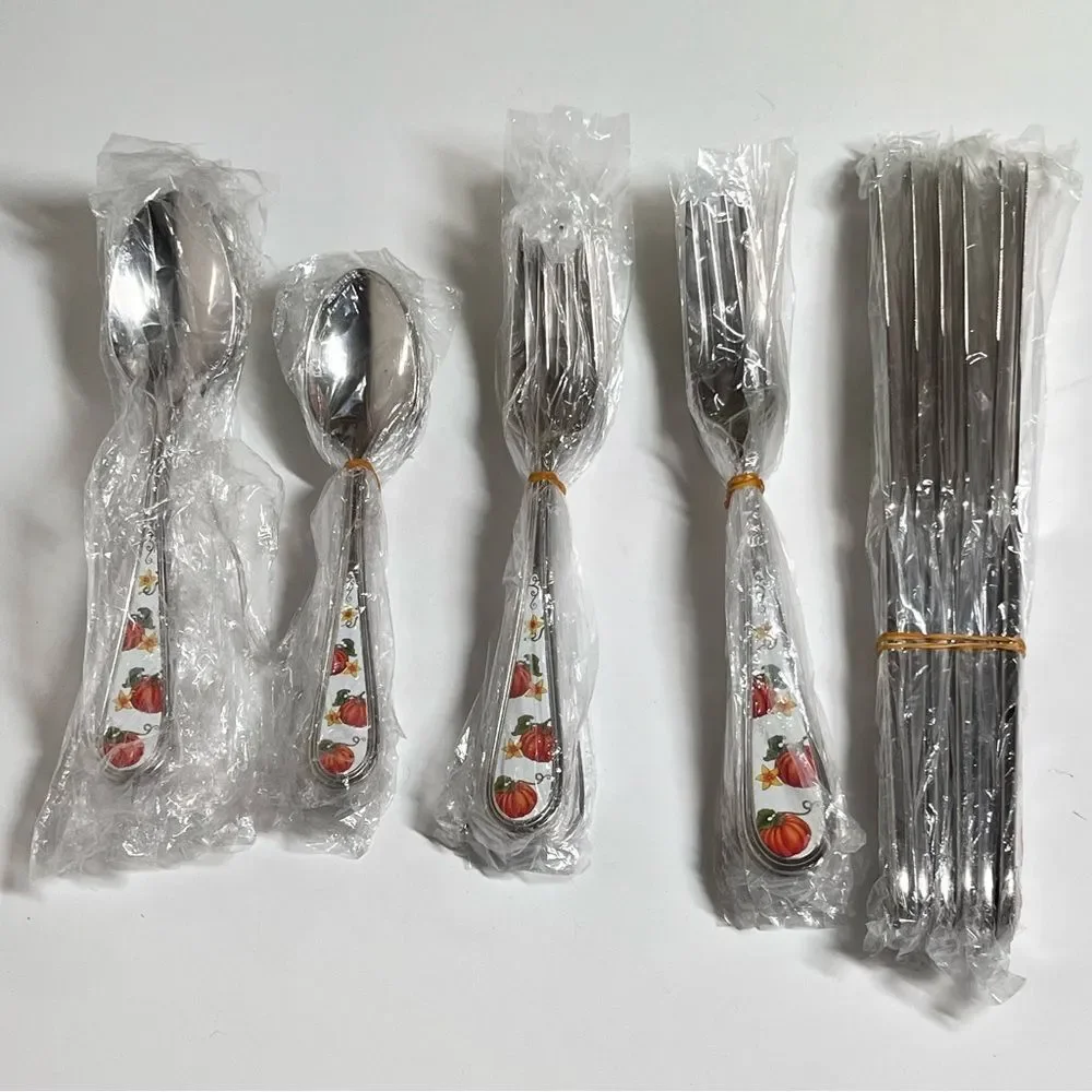 Temp-tations Stainless Steel 6 Servings Flatware Set of 30 Pieces